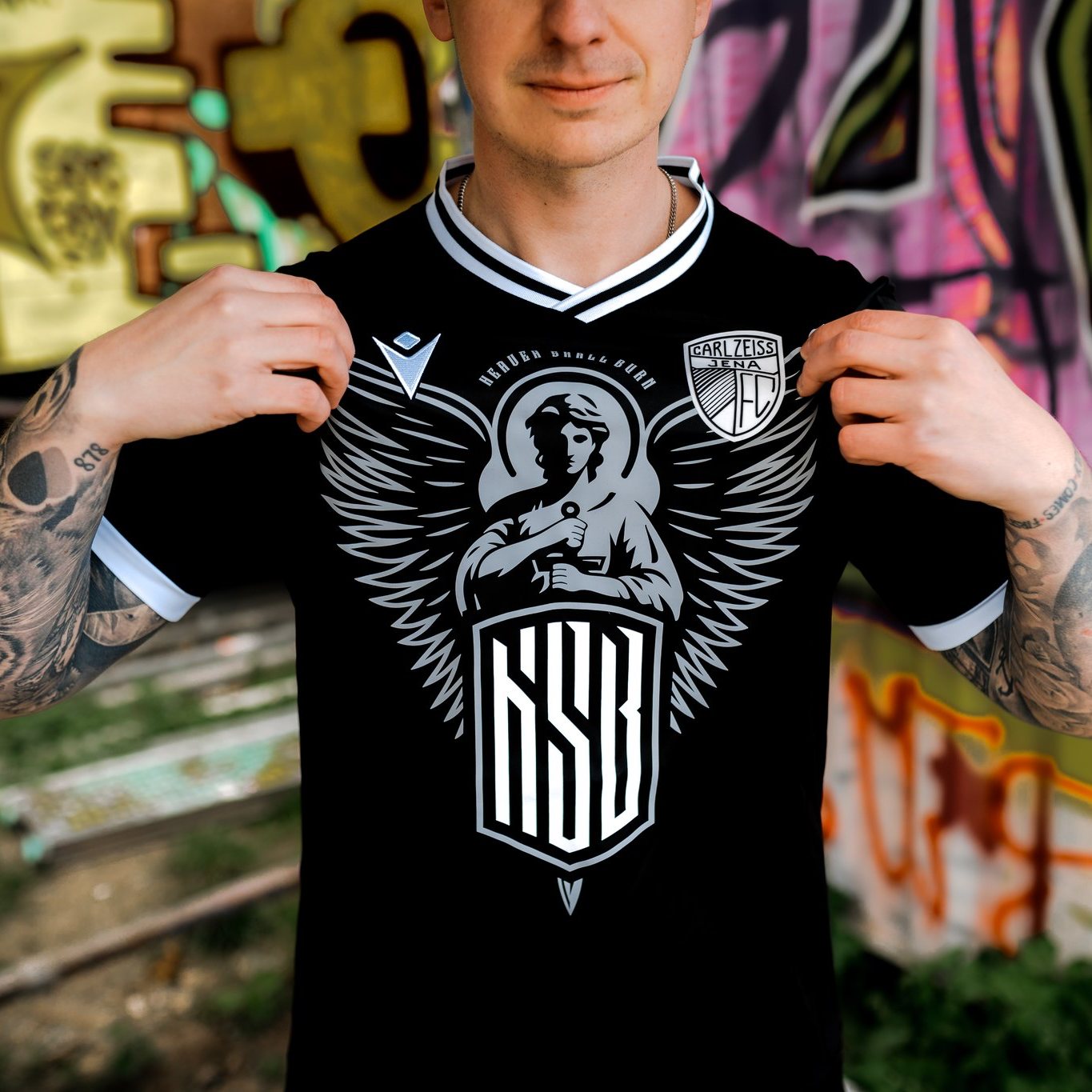 Carl Zeiss Jena Logo Carl Zeiss Jena X Heaven Shall Burn 2025 Macron