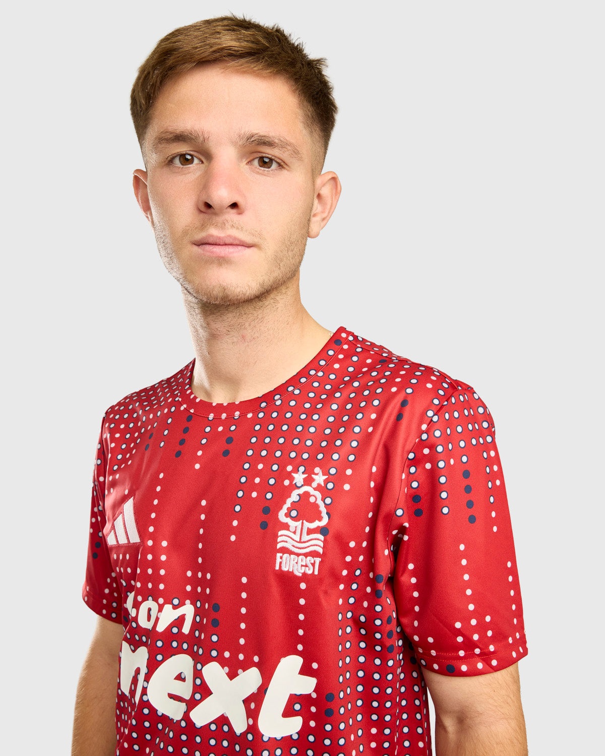 F.C.R.B.◎PRE MATCH tee Nottingham Forest 25/26 Adidas Europe Pre-match Jersey