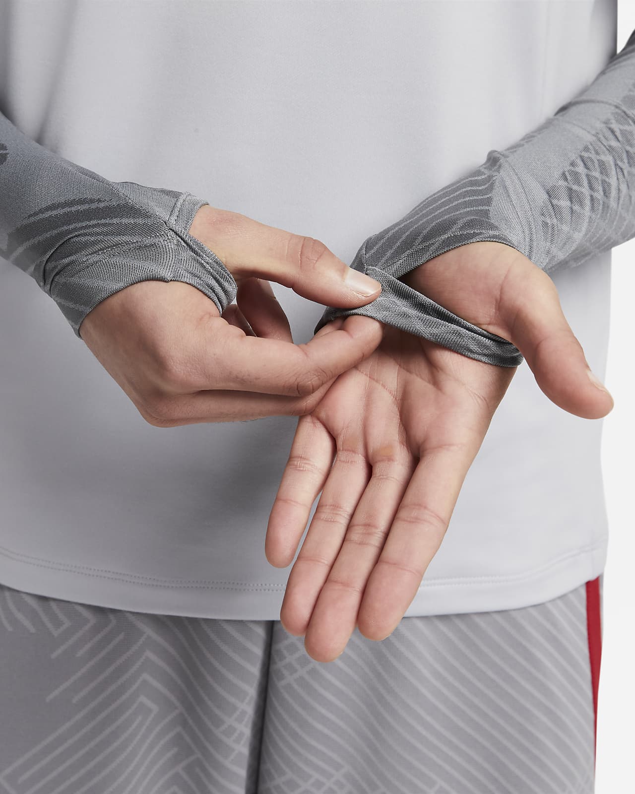 lfc nike mens dark grey strike drill top