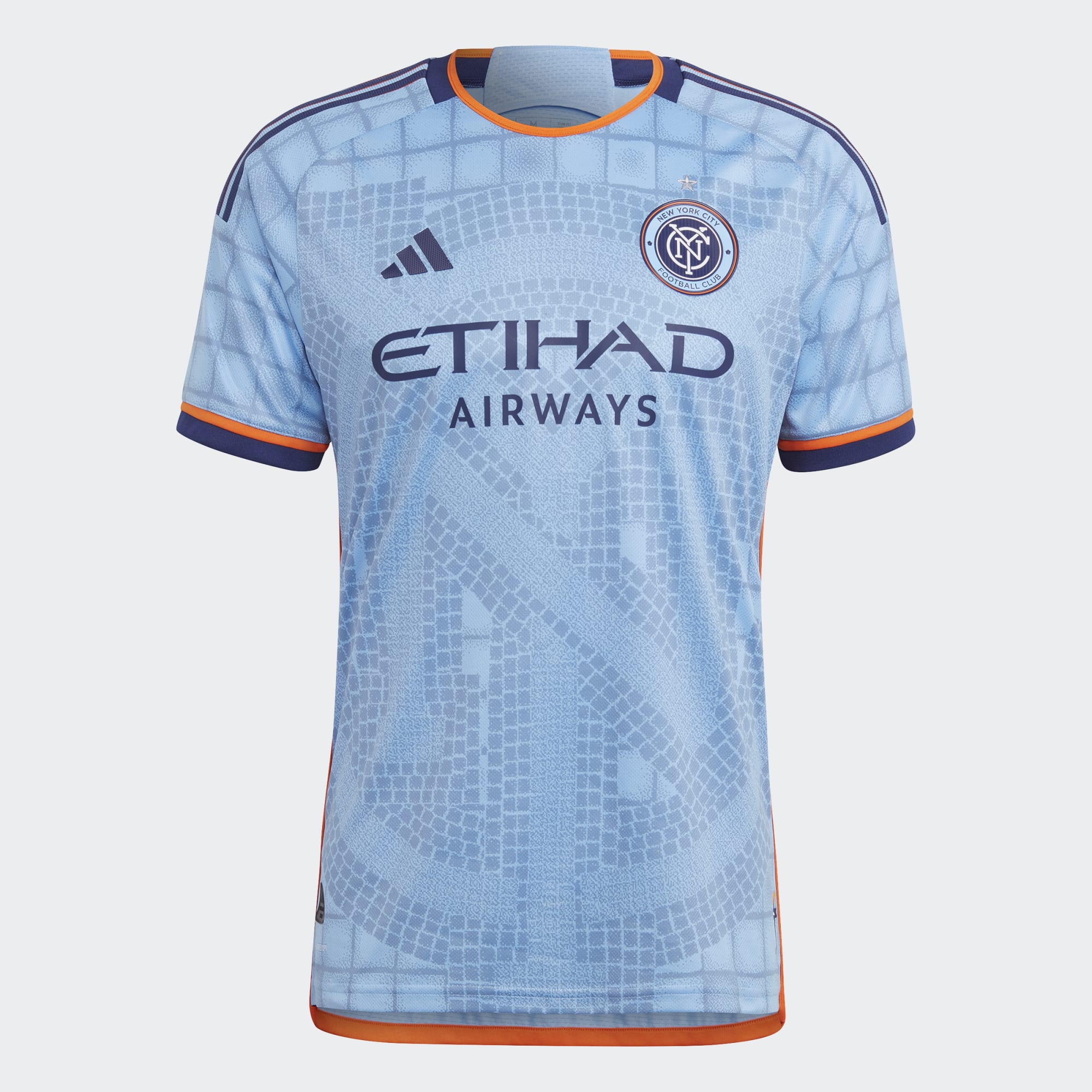 adidas New York City FC シャツ XL New York City FC 2023-24 Adidas Home Kit - Football Shirt