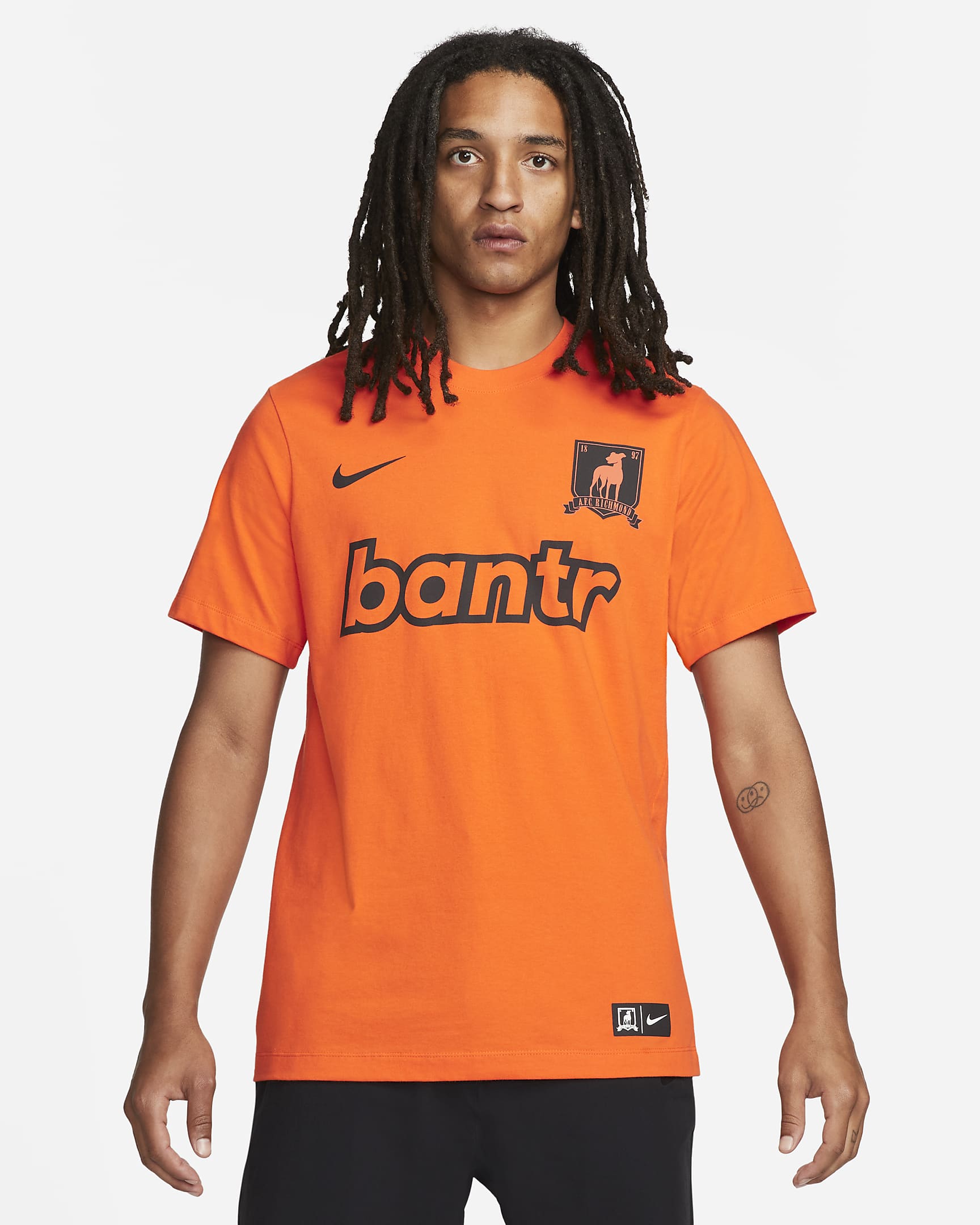 AFC Richmond 2023 Nike Bantr T-Shirt - Safety Orange - Football Shirt ...