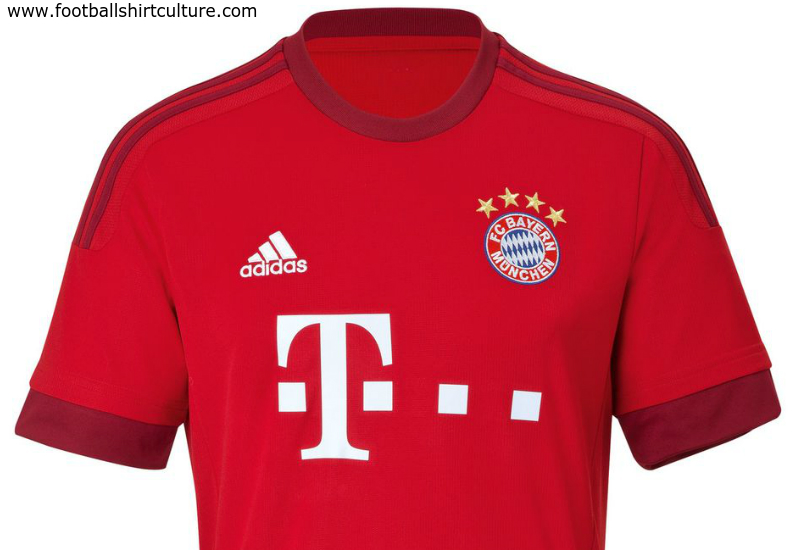 Bayern Munich 15/16 Adidas Home Football Shirt - 15/16 Kits - Football shirt blog