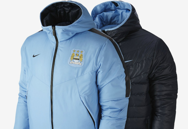 Nike Manchester City FC Core Padded Reversible Jacket - Field Blue ...