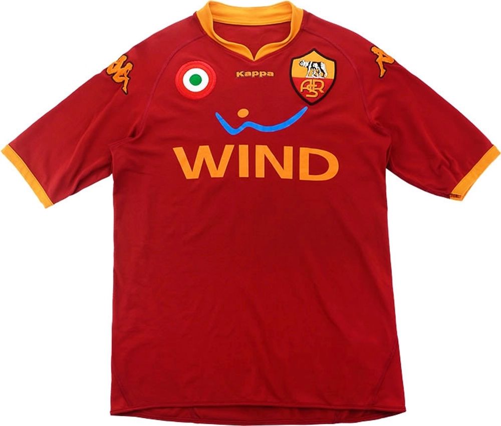AS Roma 2007 2008 home away shirts a