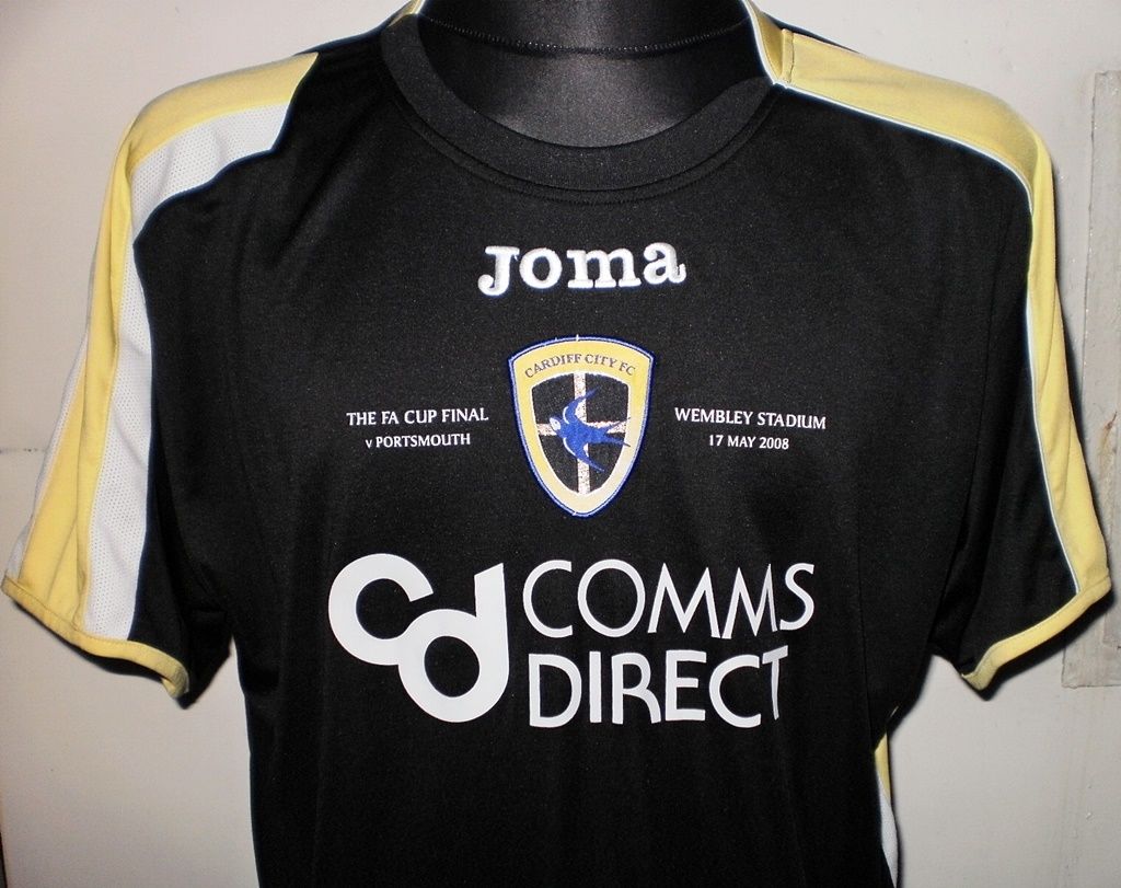 Cardiff City limited edition Joma FA Cup final shirts 