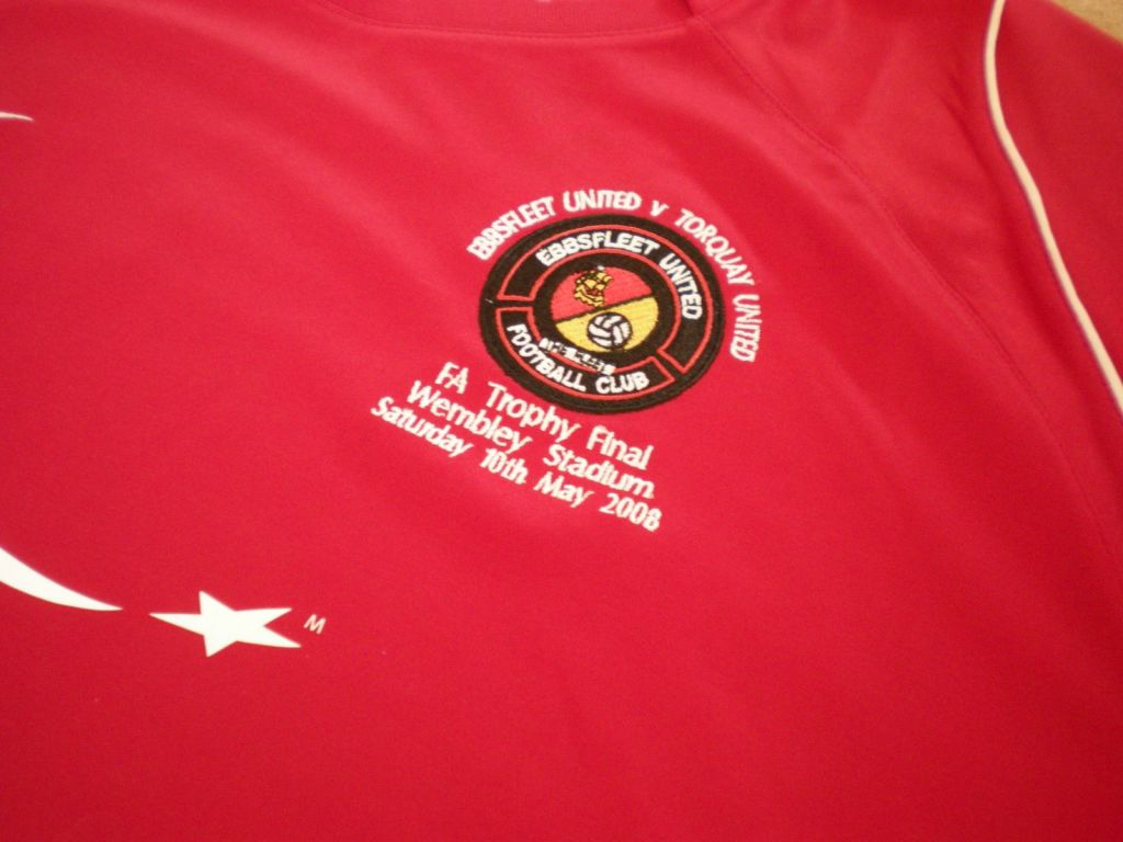 Ebbsfleet United 2008 Nike FA Trophy Final shirt b