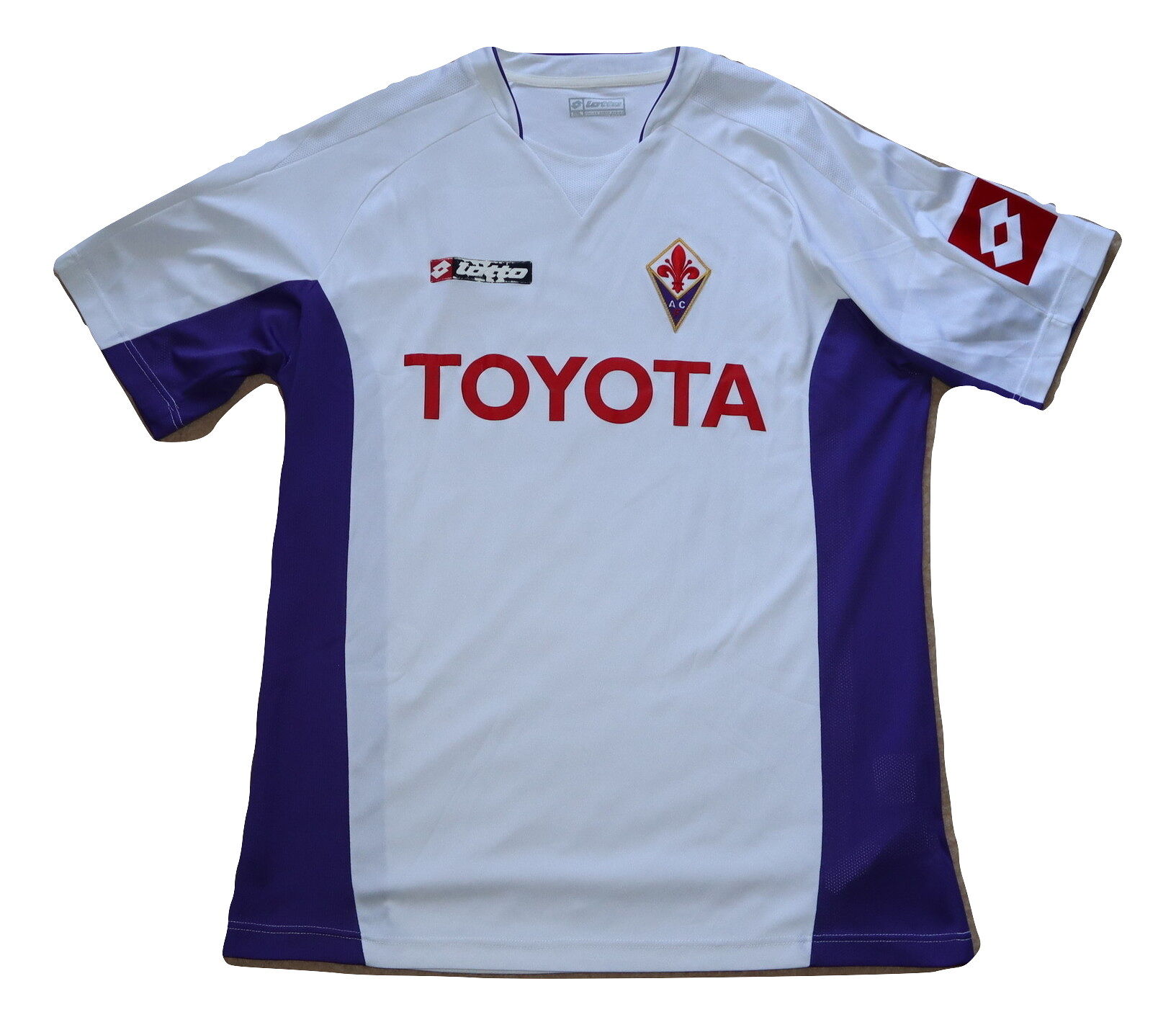 Fiorentina 07 08 home away third kits b