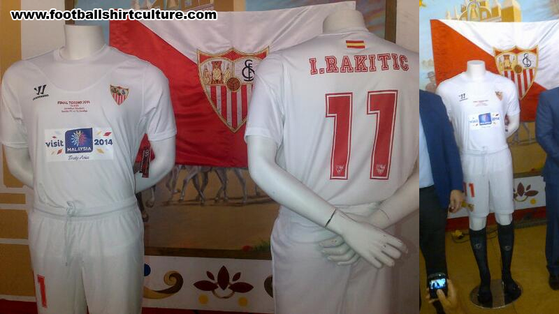 Sevilla 2014 Europa League Final Warrior Special Edition Home Football Shirt