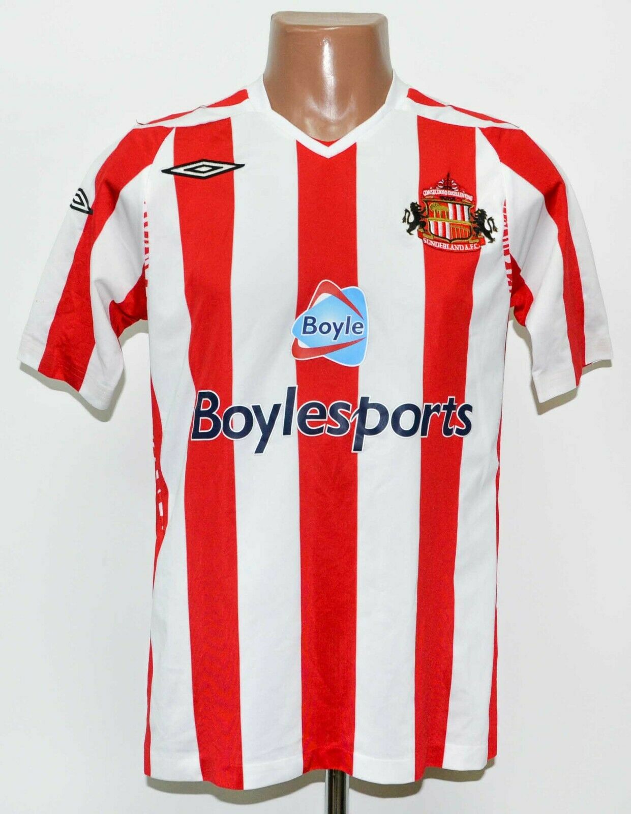 Sunderland 07 08 home shirt a