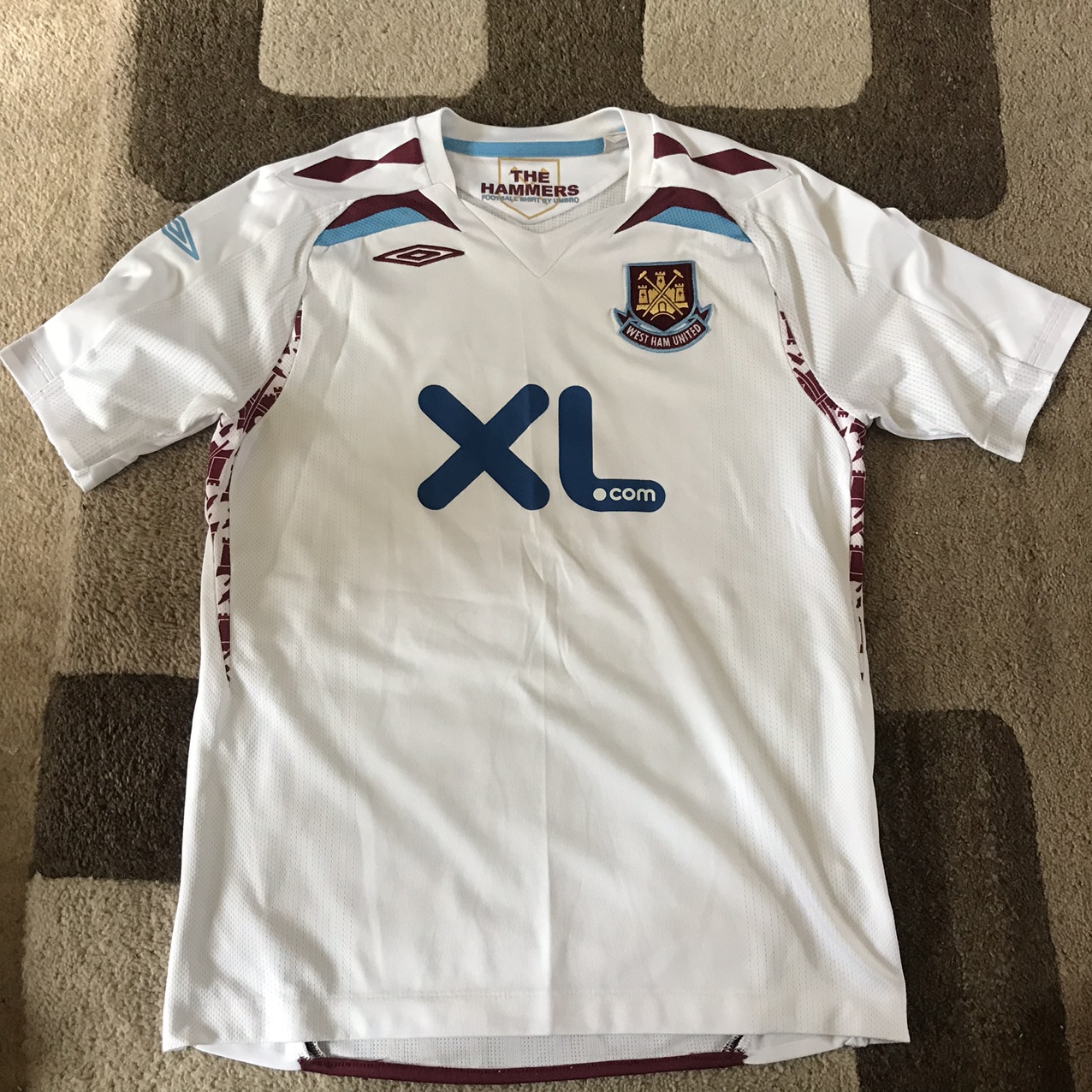 West ham United 07 08 away shirt c