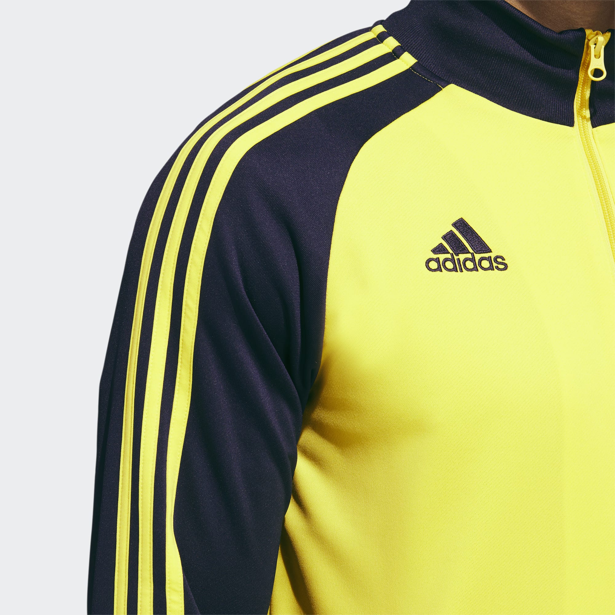 Colombia 2022 3-Stripes Track Top - Bright Yellow / Collegiate Navy ...