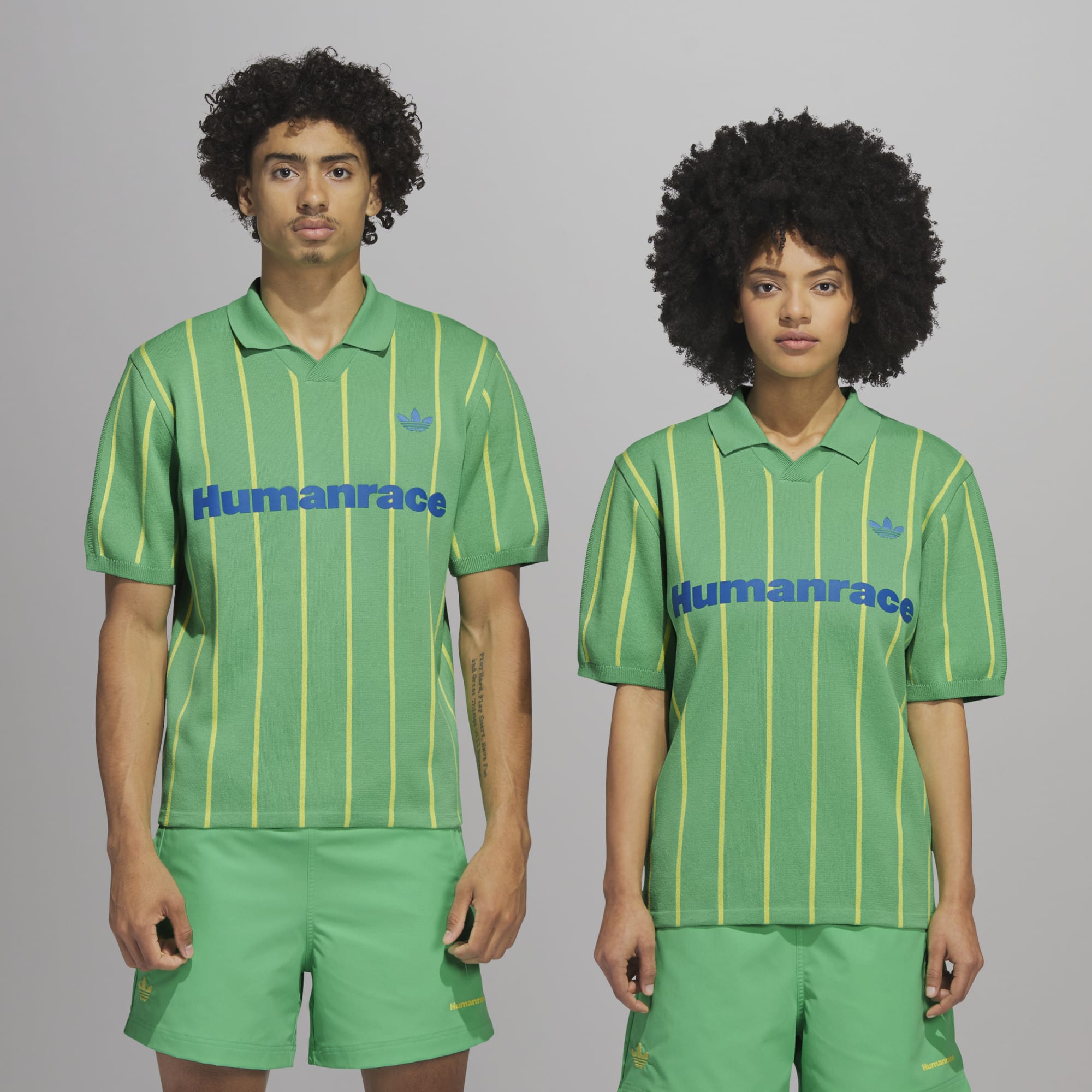 Adidas x Pharrell Williams Knit Jersey - Semi Screaming Green ...