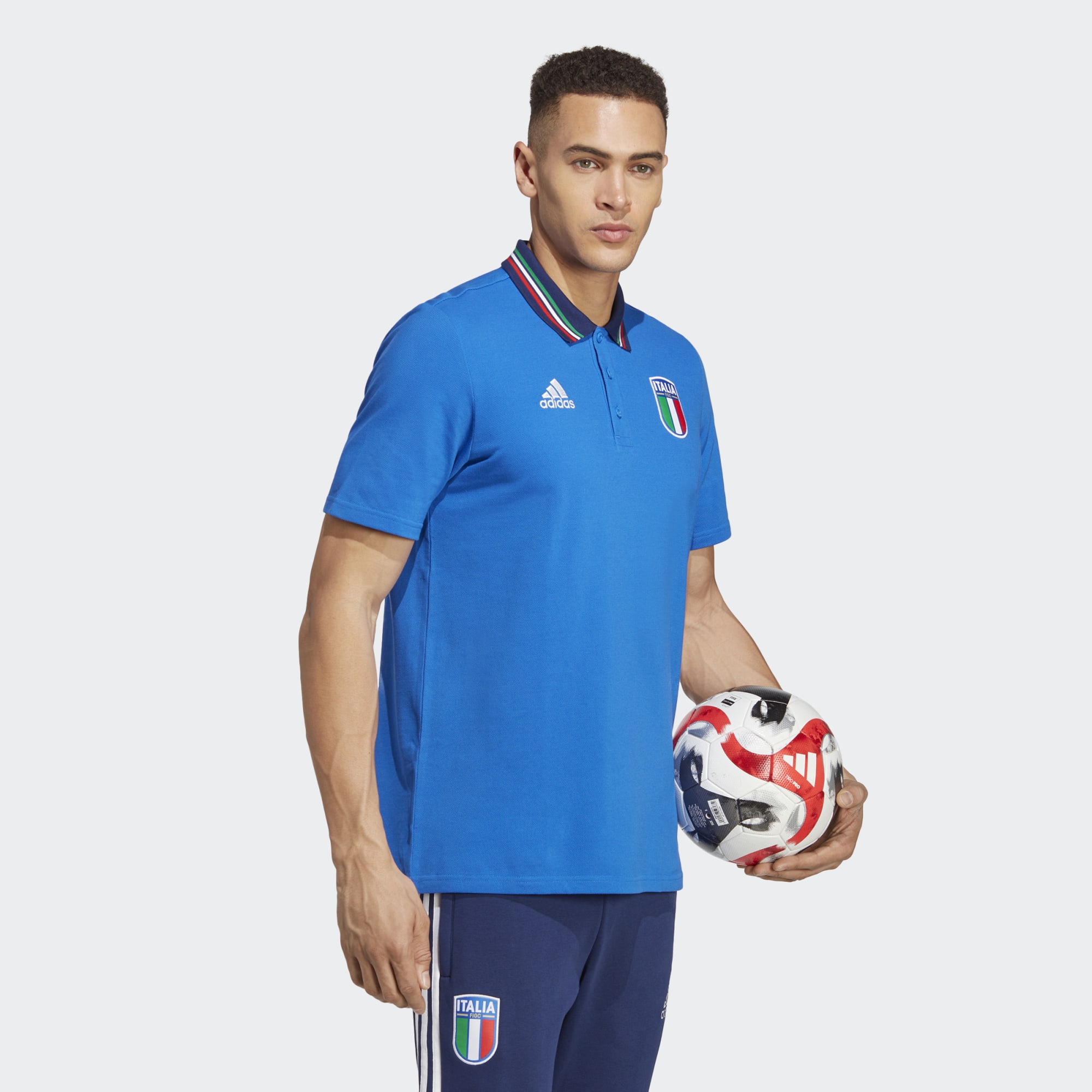 Italy Polo Shirt - Blue - Football Shirt Culture - Latest Football Kit ...