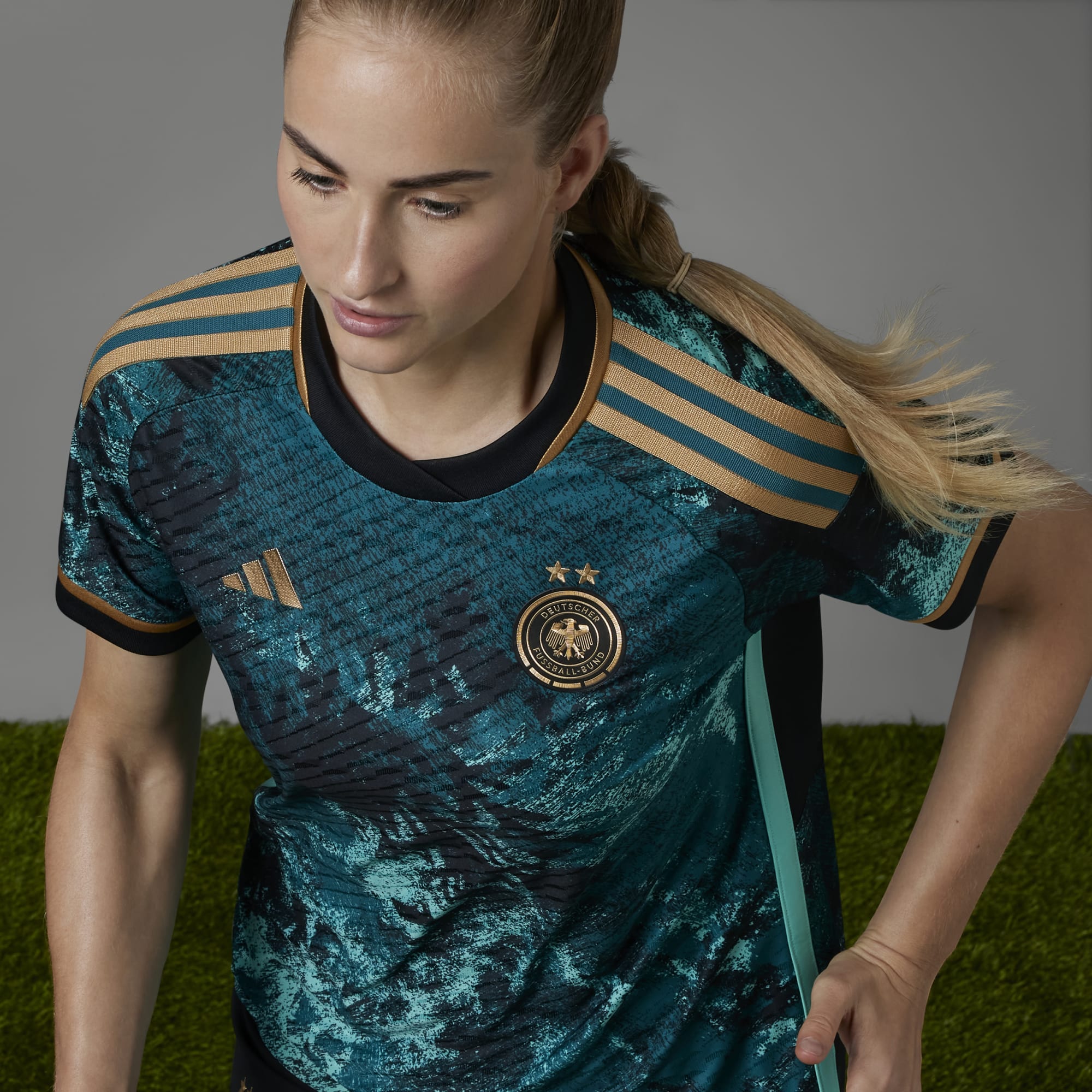 Germany 2023 Adidas Women's Away Shirt - Football Shirt Culture ...