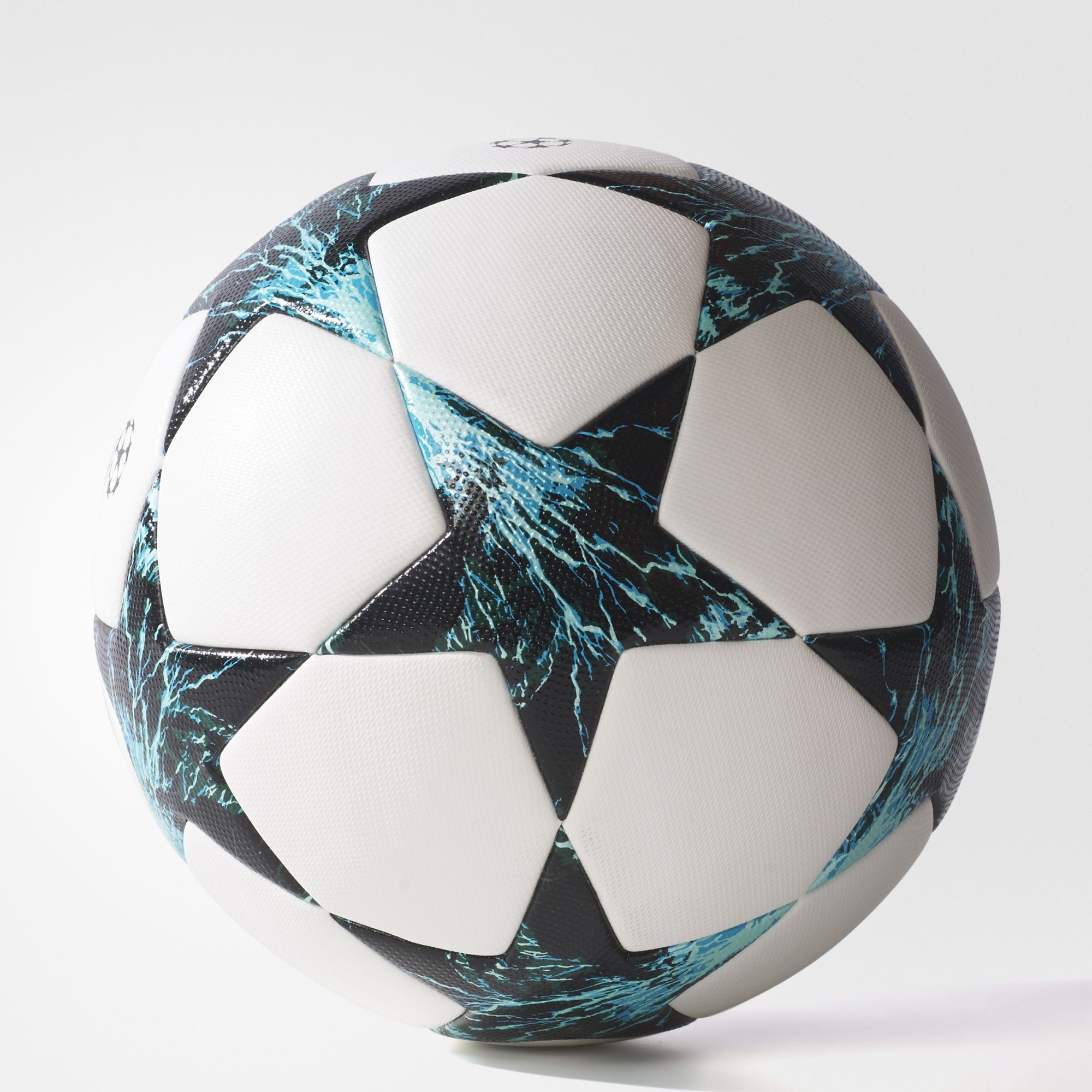 Adidas 17/18 UEFA Champions League Match Ball - White / Core Black / Dark Green / Energy Blue ...