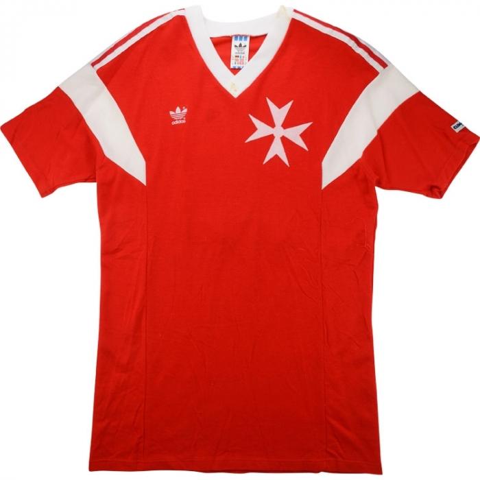 Adidas 1989 Malta Match Issue Home Shirt Suda Football Shirt Culture