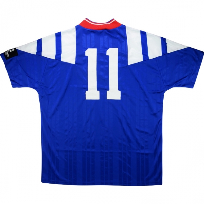 Adidas 1992-93 Rangers Match Issue Champions League Home Shirt