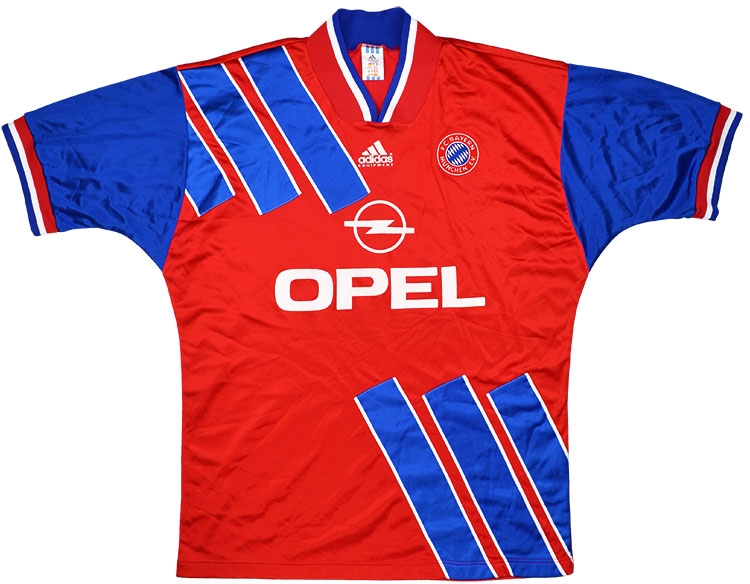 Adidas 1993-95 Bayern Munich Match Worn Home Shirt