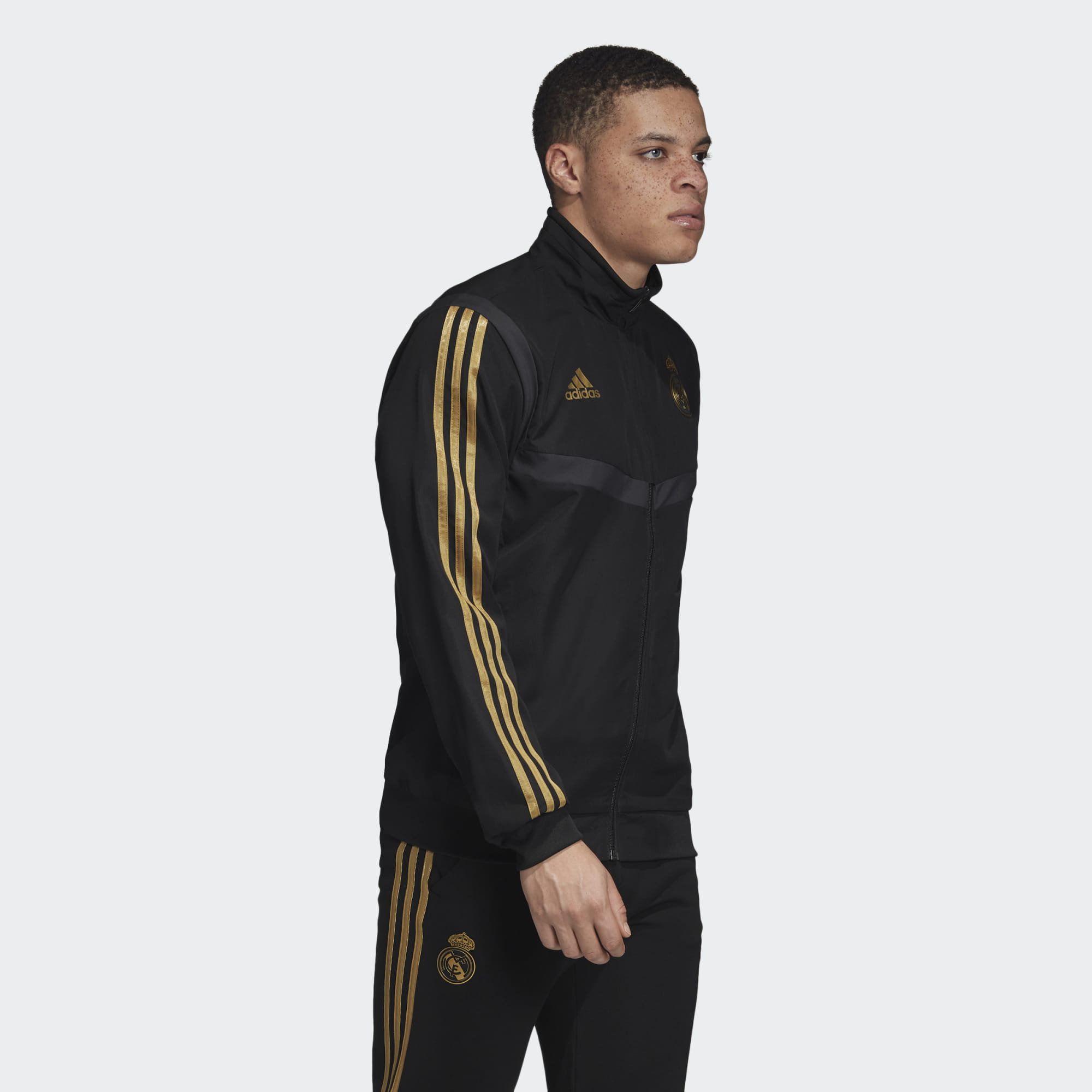 Adidas 2019-20 Real Madrid Presentation Track Top - Black / Dark ...
