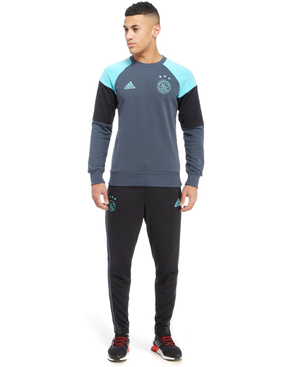 Landschap evenaar Onvervangbaar Adidas Ajax 2016/17 Sweatshirt Top - Black / Bold Onix / Clear Aqua -  Football Shirt Culture - Latest Football Kit News and More