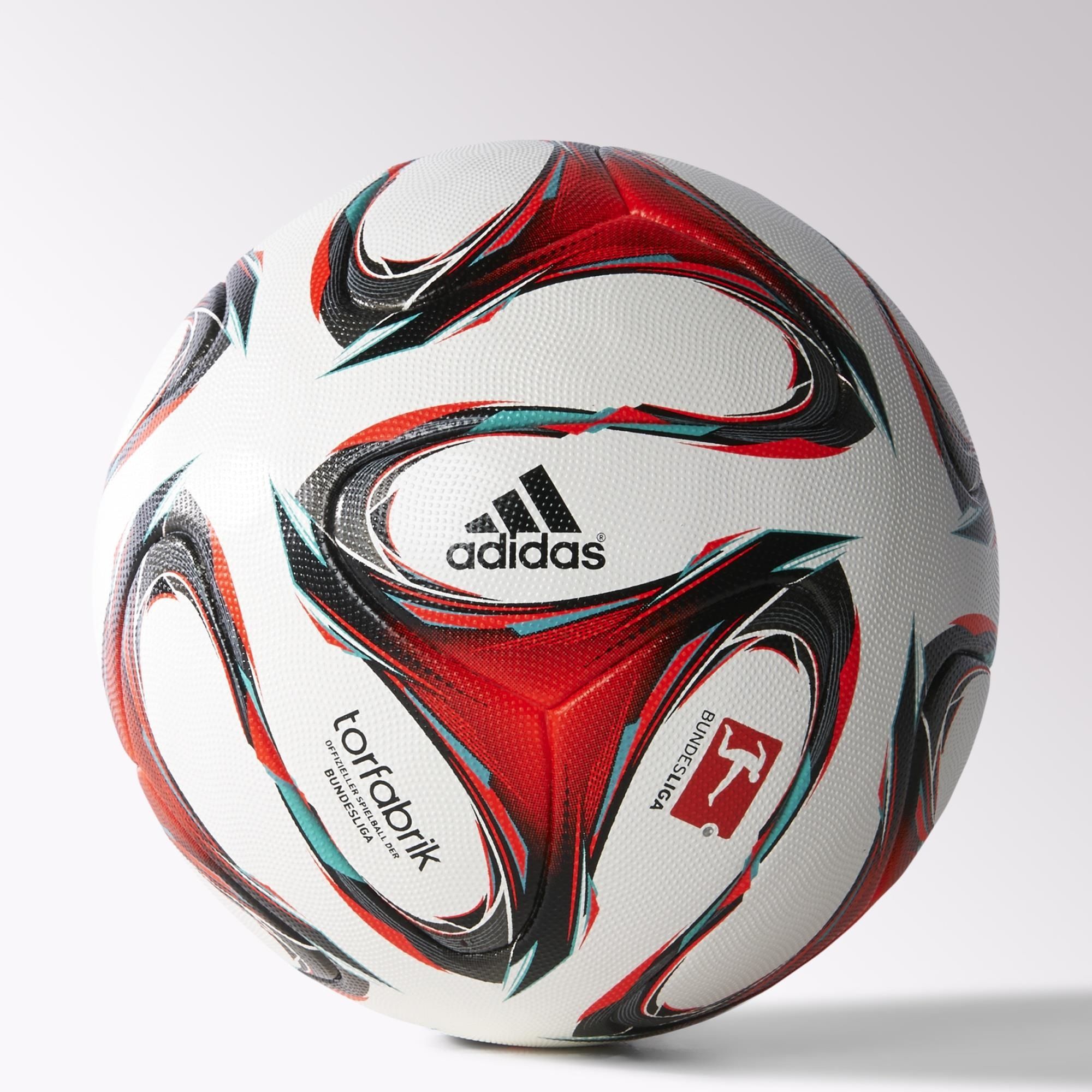 Adidas DFL Official Match Ball White Solar Red Vivid Mint Adidas DFL Official Match Ball White Solar Red Vivid Mint