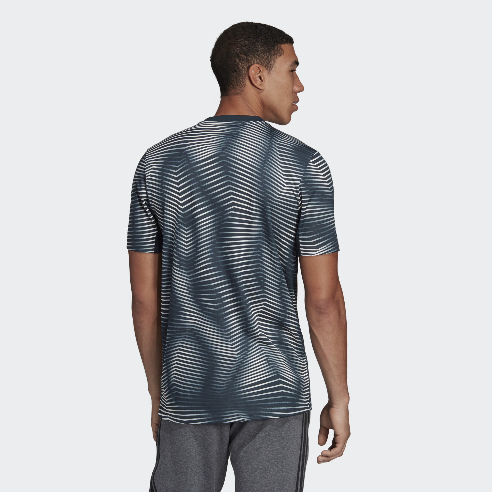 Adidas Real Madrid PreMatch Jersey Tech Onix / Core White Football Shirt Culture Latest