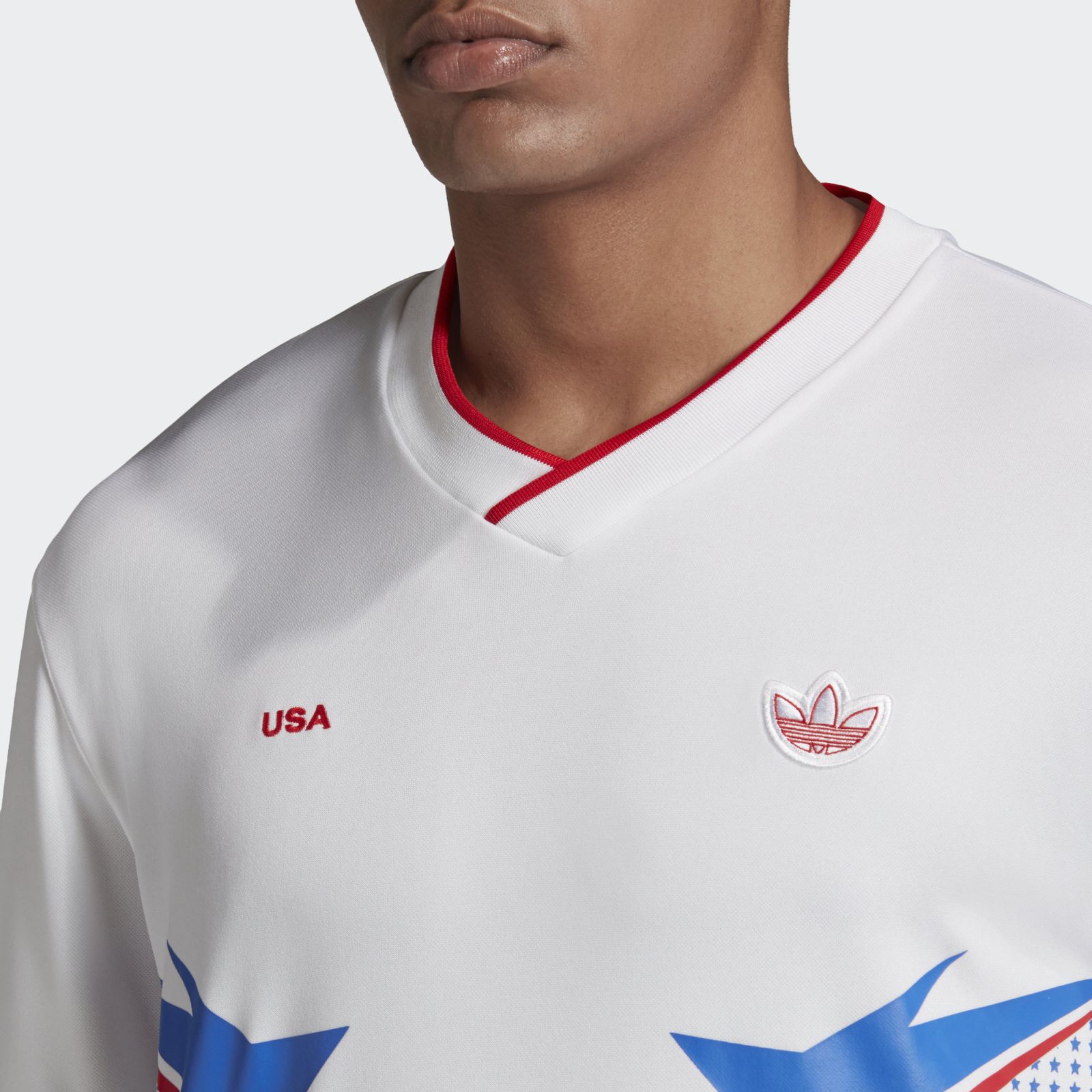 Adidas USA Jersey White Lifestyle Football shirt blog