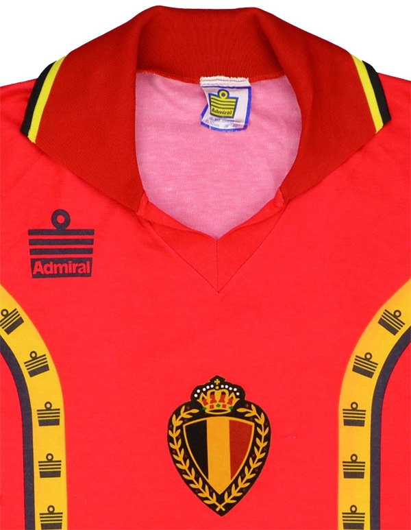 Admiral 1981 Belgium Match Worn Home Shirt | Vintage Football Shirts