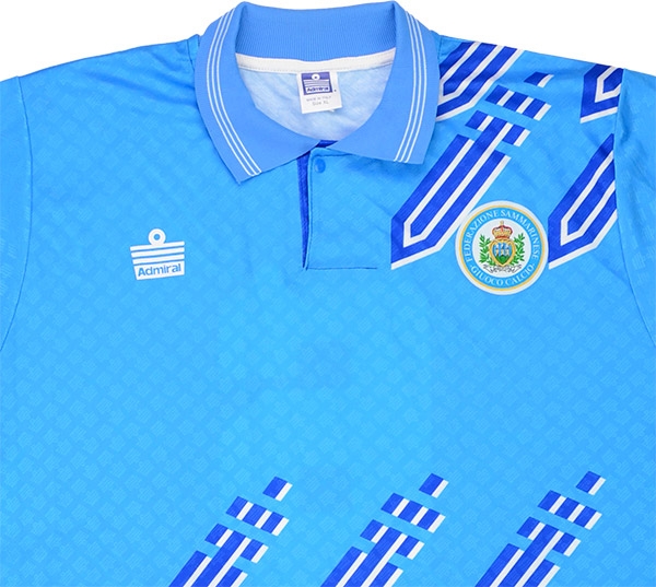 maillot SAN MARINO CALCIO PORTE WORN FOOTBALL LOTTO shirt maglia jersey
