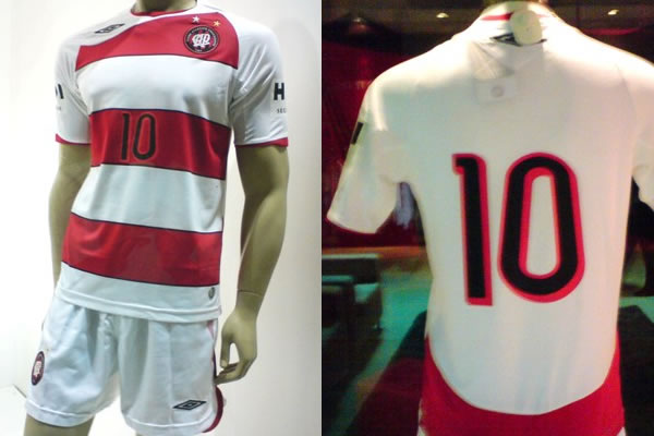 Atletico Paranaense 08/09 away shirt made by Umbro Atletico Paranaense 08/09 away shirt made by Umbro