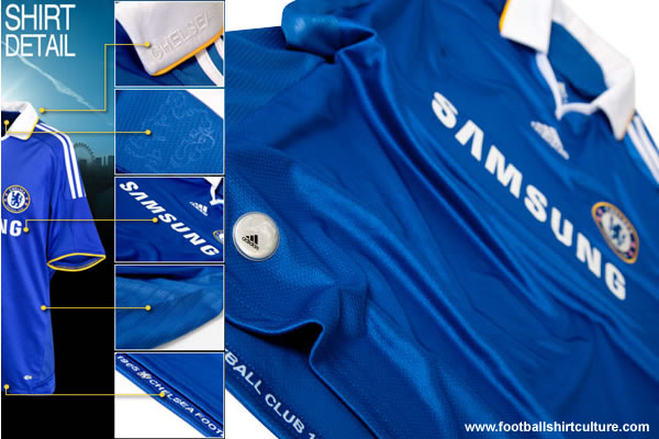 Chelsea FC have unveiled their new 08-09 home football kit made by Adidas Chelsea FC have unveiled their new 08-09 home football kit made by Adidas