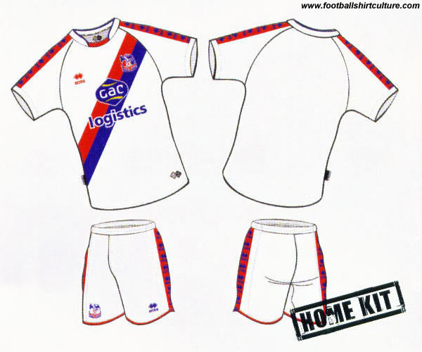 Crystal Palace home kit 08/09 by errea Crystal Palace home kit 08/09 by errea