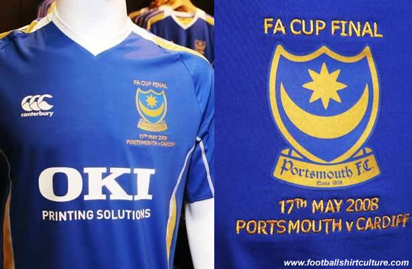 There are a limited number of commemorative fA Cup Final replica which supporters can buy at the pompey store.