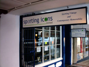 The items were sold through the shop on Watergate Row, the shop's website and via eBay and included photographs and football shirts signed by Michael Owen, Steven Gerrard, Jonny Wilkinson and Wayne Rooney.