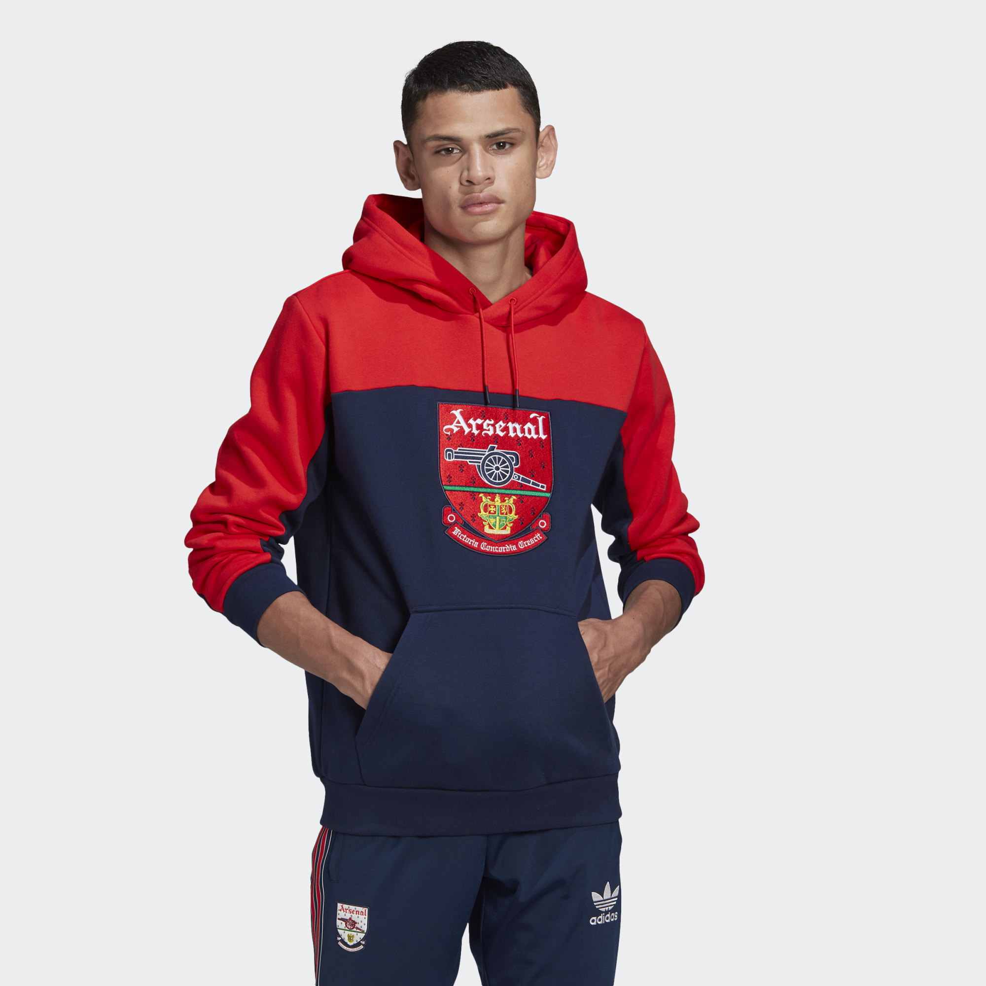 Arsenal 90/92 Adidas Retro Hoody - Football Shirt Culture - Latest