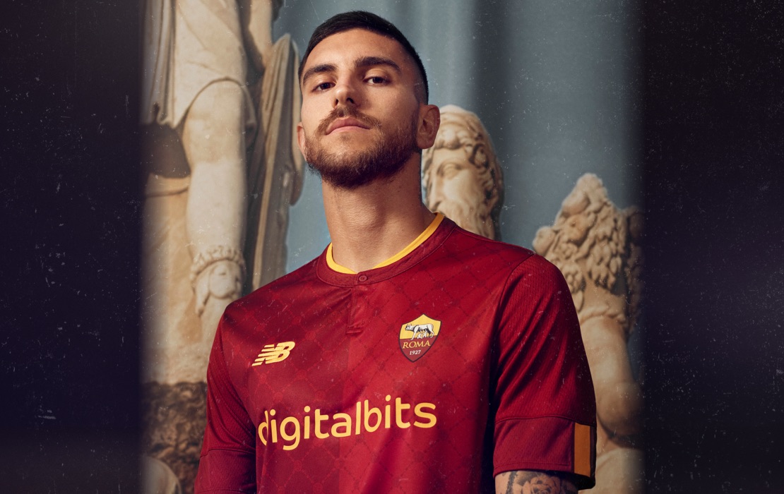 AS Roma 2022-23 New Balance Home Kit - Football Shirt Culture - Latest ...