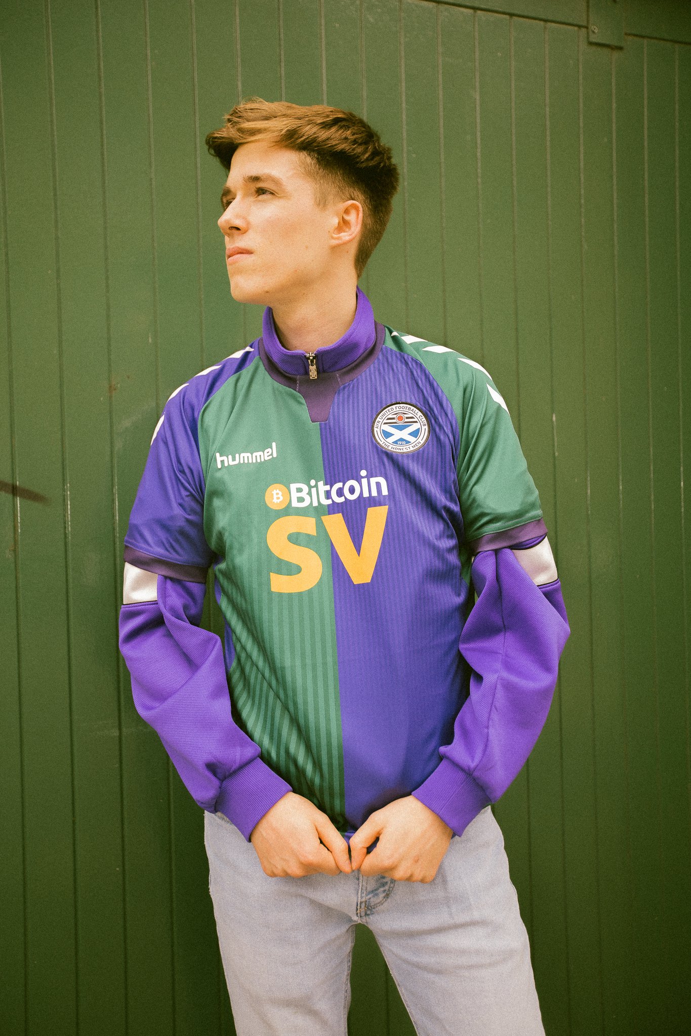 ayr united retro football shirt