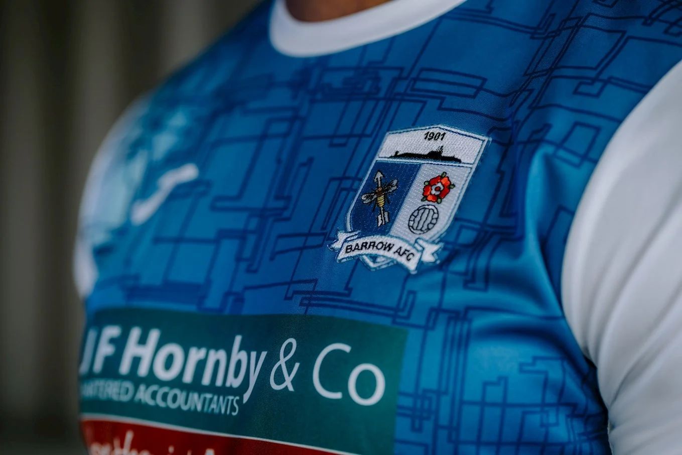 Barrow AFC 202122 Joma Home Kit 21/22 Kits Football shirt blog