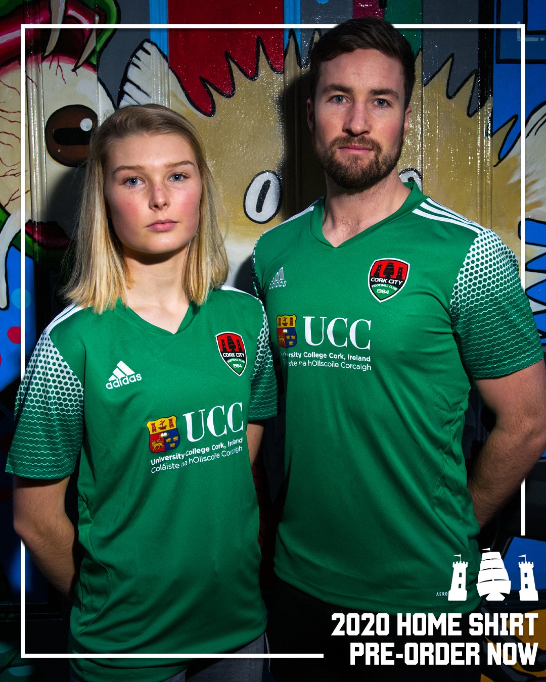 Cork City 2020 Adidas Home Kit 19/20 Kits Football shirt blog