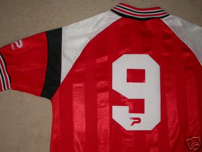ORIGINAL 1985 SOUTHAMPTON SHIRT STEVE MORAN,NO.9 