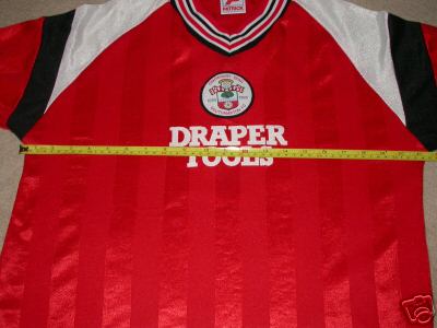 ORIGINAL 1985 SOUTHAMPTON SHIRT STEVE MORAN,NO.9 