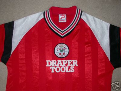 ORIGINAL 1985 SOUTHAMPTON SHIRT STEVE MORAN,NO.9 