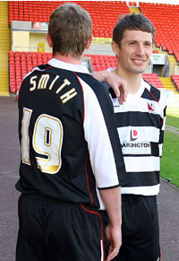 Darlington Football Club has unveiled its new look home kit for the 2007/08 season. The club has formed a partnership with kit suppliers Vandanel to provide the latest strips, the design of which was chosen by supporters.