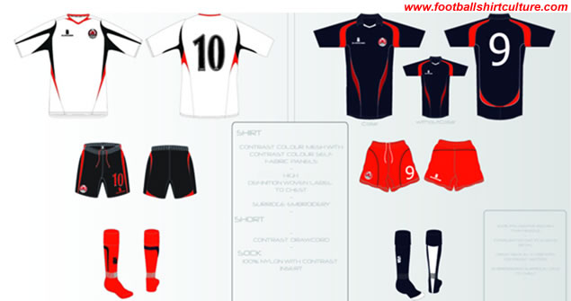 Fast on the heels of the announcement about the club's new kit deal with Surridge Sports, the 2008/09 kit designs by Surridge Sports
