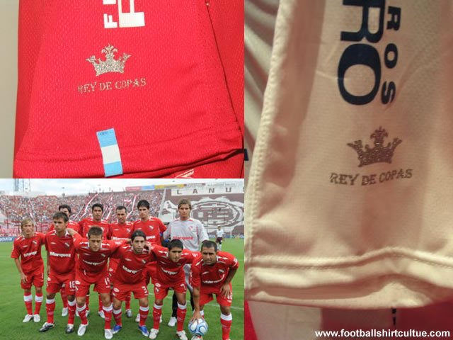 Independiente launched their new home and away football shirts for the 08/09 season.