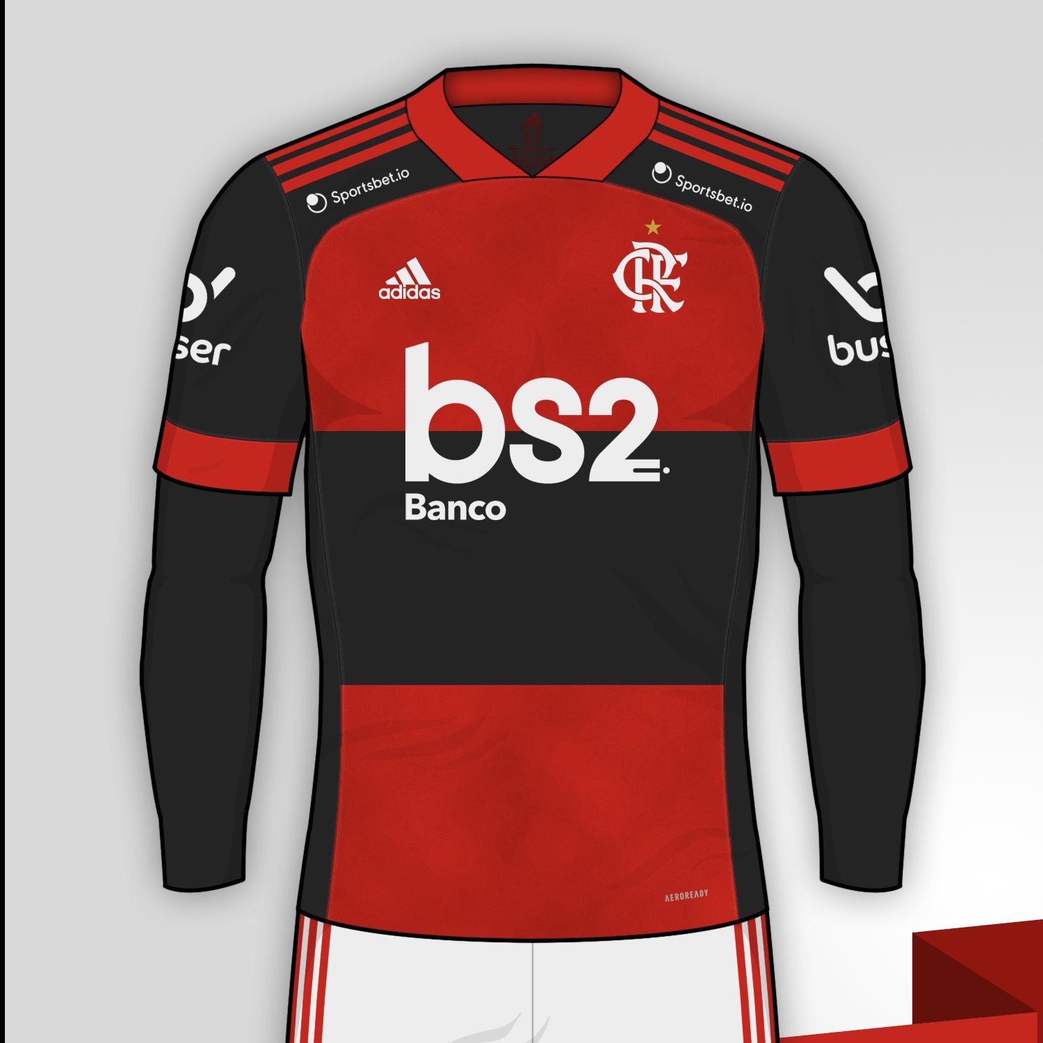 Flamengo Feminino 2020 Home Kit