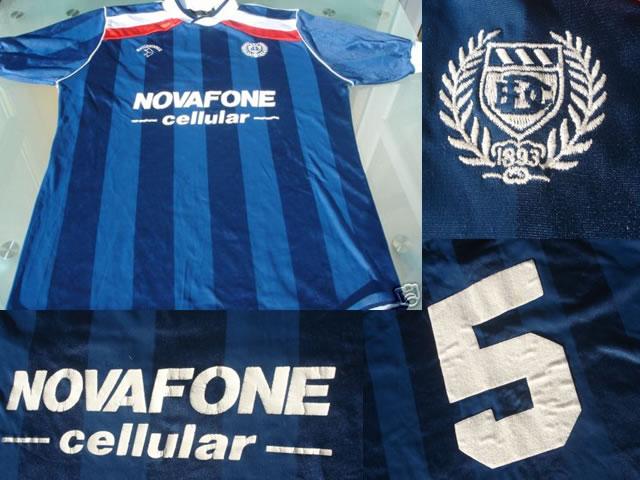 Rare Dundee FC 1988 Home Football Shirt Matchworn