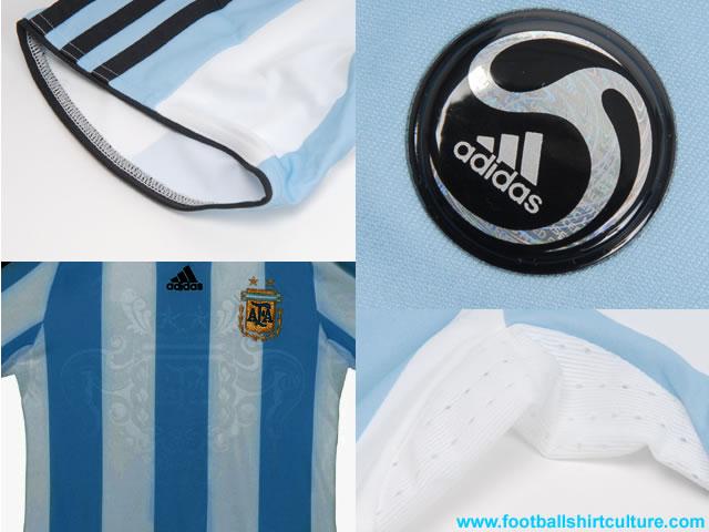 New Argentina home shirt 08/09 by Adidas