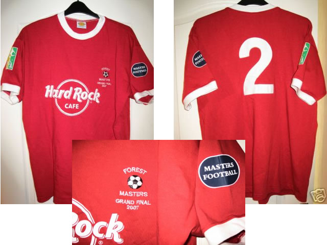 Rare Nottingham Forest Masters Shirt- Final Match Worn