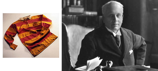 Scotland have not always played in the distinctive dark blue shirts we associate with the team. On at least nine occasions between 1881 and 1951 they played in the primrose and pink racing colours of racehorse owner Archibald Philip Primrose, Lord Rosebery.